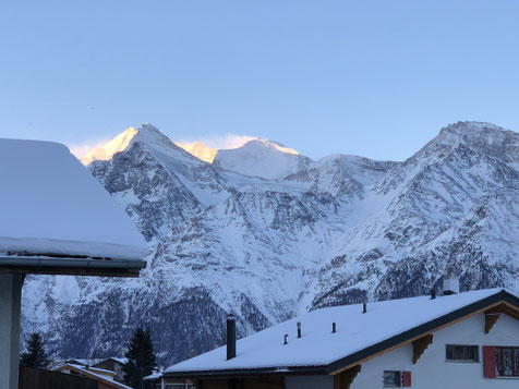 Bergpanorama Grächen